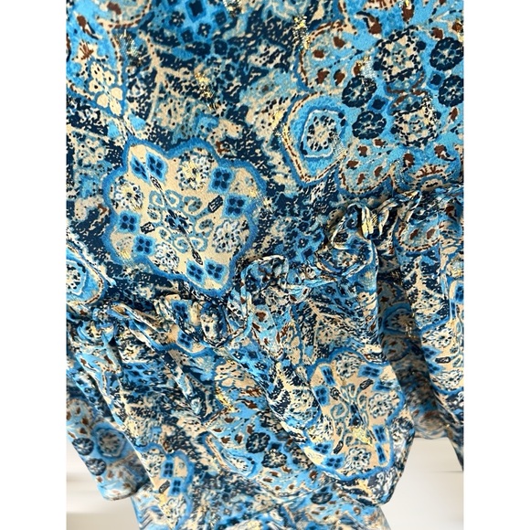 INA Cutest mini dress metallic gold detail S M L - Picture 7 of 10